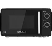 Belaco 800W Microwave Compact Size Microwave Oven with Manual Control, 10 Power Levels, 20L Capacity, Timer Function, Easy Clean Interior Ideal for Home or Office Use