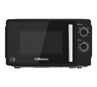 Belaco 800W Microwave Compact Size Microwave Oven with Manual Control, 10 Power Levels, 20L Capacity, Timer Function, Easy Clean Interior Ideal for Home or Office Use