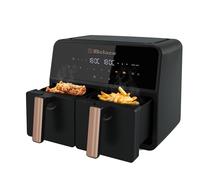 Belaco 9L Dual Zone Air Fryer, Digital Touch Display, Smart Finish, Rapid Air Circulation, 60 Min Timer, Adjustable Temperature, Dishwasher Safe