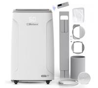Belaco Air Conditioning Unit 12000 BTU with WiFi and Smart Functions, Portable Air Conditioner, 3-in-1 Dehumidifier Fan & Cooling Options, 24Hr Timer, Dual Window Kit