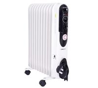 Belaco BEL-OH221 Oil Filled Radiators 11 Fins Portable Electric Heater, 24H Timer Thermostat Control, Portable Heater, Electric Radiator, Overheat Protection 2500W Energy Efficient