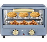 Belaco BTO-1010L Retro look Mini 10L Toaster Oven Tabletop Cooking Baking Portable Oven 750w 60 min Timer 100-230° Stainless Steel Heating Tube incl. Baking Tray & Wire Rack
