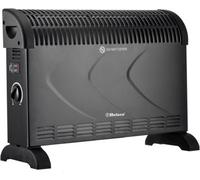 Belaco 2000W Electric Heater Portable Convector Heater 3 adjustable heat settings fast heating space heater free stand heater wall mounting heater including wall bracket Manual Thermostat Black heater