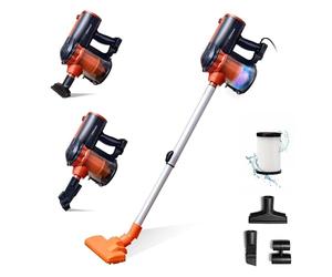 Belaco Corded Vacuum Cleaner 3-in-1 Stick & Handheld, 600W Bagless Multi-Cyclonic HEPA Hoover, Carpet & Hard Floor, Upright, Adjustable Metal Pipe, 5m Cable, 2.5kg