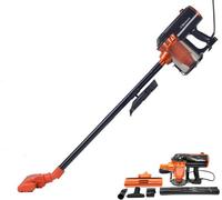 Belaco Corded Upright vacuum cleaner black and orange 600W 3 in 1 Stick handheld hoover bagless HEPA and Multi cyclonic function hoover portable and light weight