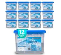 Belaco Dehumidifier Pack Prevent Mould & Mildew, Eliminating Musty Odor, Remove Dampness, Absorb Excess Mositure in Home, Kitchen, Bathroom, Bedroom, Wardrobe, Caravan, Office, Basement (12)