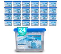 Belaco Dehumidifier Pack of 24x 500ml Prevent Mould & Mildew, Eliminating Musty Odor, Remove Dampness, Absorb Excess Mositure in Home, Kitchen, Bathroom, Bedroom, Wardrobe, Caravan, Office, Basement