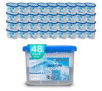 Belaco Dehumidifier Pack Prevent Mould & Mildew, Eliminating Musty Odor, Remove Dampness, Absorb Excess Mositure in Home, Kitchen, Bathroom, Bedroom, Wardrobe, Caravan, Office, Basement (48)