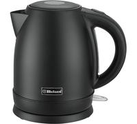 Belaco Electric Kettle Stainless Steel Housing 1.7L Fast Boil Cordless 360° Rotation Removable Water Filter 1800-2200W UK Plug Auto Shut-Off & Boil-Dry Protection (Black) (Black)
