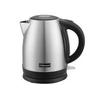 Belaco Electric Kettle Stainless Steel Housing 1.7L Fast Boil Cordless 360° Rotation Removable Water Filter 1800-2200W UK Plug Auto Shut-Off & Boil-Dry Protection (Black) (Silver)