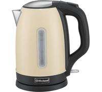 Belaco Electric Kettle, Stainless Steel Housing 1.7L Fast Boil Cordless 360° Rotation Removable Water Filter 1800-2200W Auto Shut-Off & Boil-Dry Protection Cream