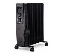 Belaco Oil Filled Radiators 11 Fins Portable Electric Heater Adjustable Thermostat Control 3 Heat Settings Portable Heater Overheat Protection 2500W Energy Efficient Heavy-Duty Castor