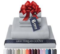 BELADOR Luxury Queen Sheet Set - 4 Piece Bed Sheets with 16 Inch Deep Pockets, Soft Microfiber, Wrinkle Free, Oeko-Tex Certified