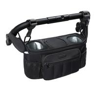BELALIFE Stroller Organizer Bag | 4-point hold helps reduce wobble and tilt, puffy easy-care exterior, covered pacifier pocket, fits most horizontal handlebars