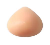 BELAPEACH Triangle Silicone Breast Form Mastectomy Prosthesis Concave Bra Enhancer Insert One Piece, Nude, D Cup (450g/piece)