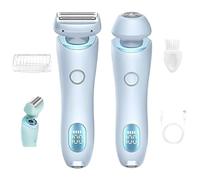 Belarae Brazilian Shaver, 2 in 1 Electric Shaver Razors, Wet Dry Shaver, Ipx7 Waterproof Double Head Womens Brazilian Trimmers (1pcs-B)