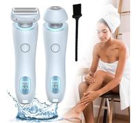 Belarae Brazilian Shaver, Belarae Shaver, Belarae Electric Shaver for Women, 2 in 1 Electric Shaver Razors for Women (Blue)