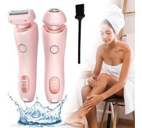 Belarae Brazilian Shaver, Belarae Shaver, Belarae Electric Shaver for Women, 2 in 1 Electric Shaver Razors for Women (Pink)