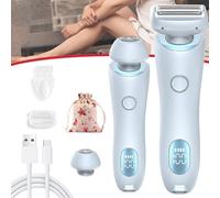 Belarae Brazilian Shaver, Belarae Shaver, Dusk Official Electric Razor, Livora Silkglide Pro Razor, Livora Silk Glide Pro Electric Shaver for Women (Blue)