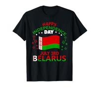 Belarus 82nd Independence Day Belarusian Pride Belarus Flag T-Shirt