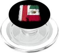 Belarus Mexico Half Flag Belarusian Opposition Mexican PopSockets PopGrip for MagSafe