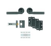 Belas Latch Pack Ultimate Door Pack Complete Internal Door Handle and Latch Set for Residential and Commercial Use (Anthracite)