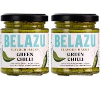 Belazu Flavour Hacks Green Chilli Paste 130g (Pack of 2)