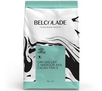 Belcolade Origins Lait Cameroon 45% Cacao-Trace, 5kg