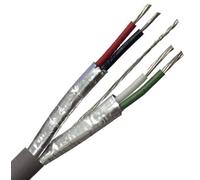 Belden Equivalent Cable ISP2 2 Pairs 22AWG Individually Foil Screen Multi Pair 600V Grey LSF (8723) - 100m