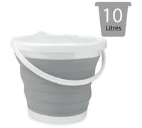 Beldray 10 Litre Collapsible Laundry Bucket - Grey