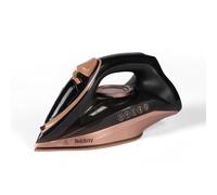 Beldray 2 in 1 Cordless Steam Iron - Use Corded or Cordless, 360° LED Charging Base, Ceramic Soleplate, Anti-Calc Function, 140g/min Steam Shot, 230ml Water Tank, 2600 W, Rose Gold