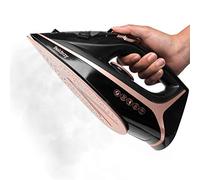 Beldray 2 in 1 Cordless Steam Iron - Wireless Iron, 300ml, Lightweight, 360° Charging Base, Ceramic Soleplate, Corded or Cordless, 2600 W, 140g/min Steam Shot, Anti-Calc Function, Rose Gold, BEL0987RG