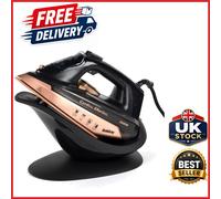 Beldray 2 In 1 Steam Iron Corded/Cordless with 300ml Water Tank Rose Gold