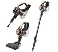 Beldray Airgility Max - 120W Cordless Stick Vacuum Cleaner, Multi-Surface Floor Cleaner, 8-11kPa Suction, 1.2L Dust Container, HEPA Filter, Crevice & Brush Tools, Rose Gold