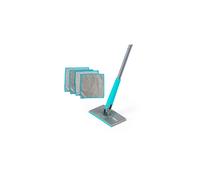 Beldray Anti-Bac Bathroom Mop - 360 Swivel, 4 Cloths, Hygienic, Wet & Dry Use