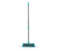 Beldray Anti Bac Bristle Broom With Telescopic Handle 1.2 M | Soft Cross Action Bristles, Antibacterial Treated Bristles, Indoor Hard Floor Sweeping Brush, Everyday Dust Hair Crumbs