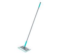 Beldray Anti-Bac Clip-to-Grip All-Purpose Mop - Large Mop Head, Tiles/Floor/Window/Mirror, Push Release Handle, 360° Swivel Head, 4 Machine Washable Cloths, Cleaning & Dusting