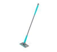 Beldray Anti-Bac Clip-to-Grip Bathroom Large Mop, Tiles/Floor/Mirror/Bathtub, Hygienic Pressure Handle, 360° Swivel Head, 4 Machine Washable, Cleaning & Scrubbing, Carbon steel, Grey, 4 Cloth