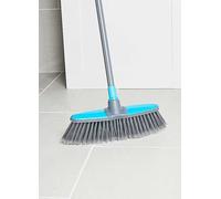 Beldray LA071199UFFEU7 Anti-bac Extendable Broom - Sweeping Brush with Soft Non-Scratch Bristles, 1.2 Metre Telescopic Handle, Treated with Anti-Bacterial Protection, Suitable for Most Hard Flooring