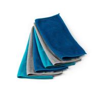 Beldray Anti Bac Microfibre Cloths, Anti-Bacterial, Pack Of 6 | 30 X 30 Cm, Super Absorbent, Anti-Mould Treatment, Washable And Reusable, For Kitchen Bathroom Glass Mirrors Worktops
