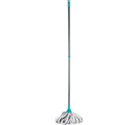 Beldray® LA049179UFHSMFOB AntiBac Telescopic Floor Mop with Replacement Mop Head, Treated with Anti-Bac Protection, 127 cm Extendable Handle, Super Absorbent, Blue