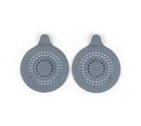 Beldray Anti Bac Silicone Drain Cover 2 Pack Hair Catcher For Shower