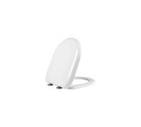 Beldray Anti-bac Toilet Seat Soft Close, D-Shaped Quick Release Zinc Alloy Hinge
