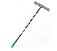 Beldray Anti Bac Window Cleaning Set, Telescopic Squeegee, 2 Pads | Handle Extends 60-130 Cm, Quick-Release Head, Machine-Washable Microfibre, Anti-Bac Treatment, For Glass And Shower Screens