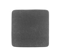 Beldray Anti-Mould Chenille Shower Mat - Memory Foam Non-Slip Shower Mat for Bathroom, Extra Soft, Absorbent, 3-Layer, Treated with Antibacterial Protection, Machine Washable, 50 x 50cm, Charcoal