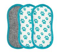 Beldray Antibac Pet Plus Pads - Double-Sided Sponges, Scrubbing Tough Stains, Streak-Free Polishing, Antibacterial Treated Fibres, Deep Cleaning, Dirt & Dust, LA034177CDUEU7, Blue, One Size