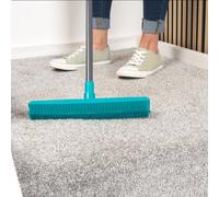 Beldray Antibac Pet Plus Rubber Head Broom - Floor Carpet Cleaning Brush Wi