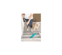 Beldray Antibac Pet Plus Rubber Head Broom - Floor Carpet Cleaning Brush With Squeegee Wiper Rubber Bristles Remove Dog and Cat Hair Telescopic Lon