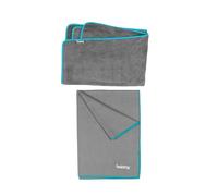 Beldray Antibac Pet Plus Towel Set - Waffle & Pet Drying Towels for Dogs, Anti-Bacterial Treated, Machine Washable, Extra Soft Microfibre, Super Absorbent & Removes Dirt, For All Sized Pets, 70x100cm