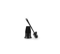 Beldray Antibac Silicone Toilet Brush with Holder & Rim Cleaner - Black